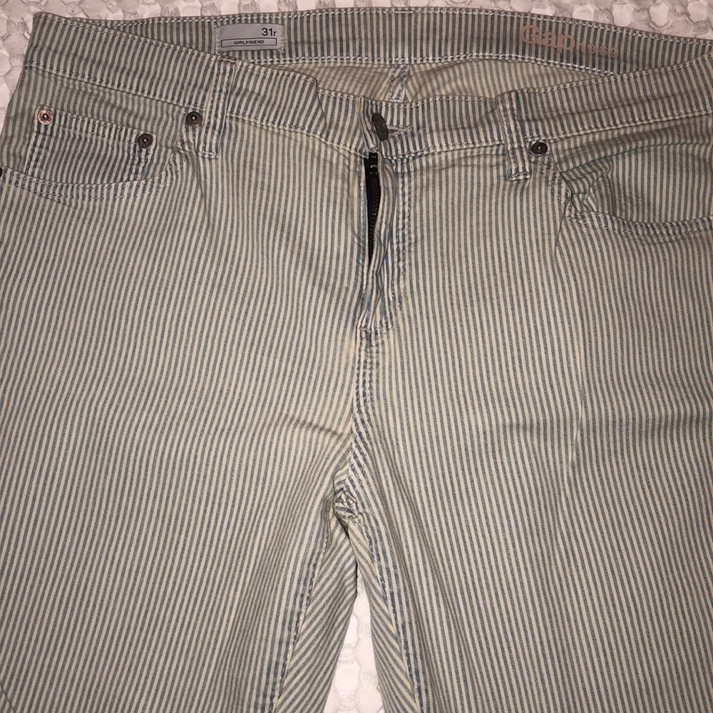 Gap pinstriped jeans